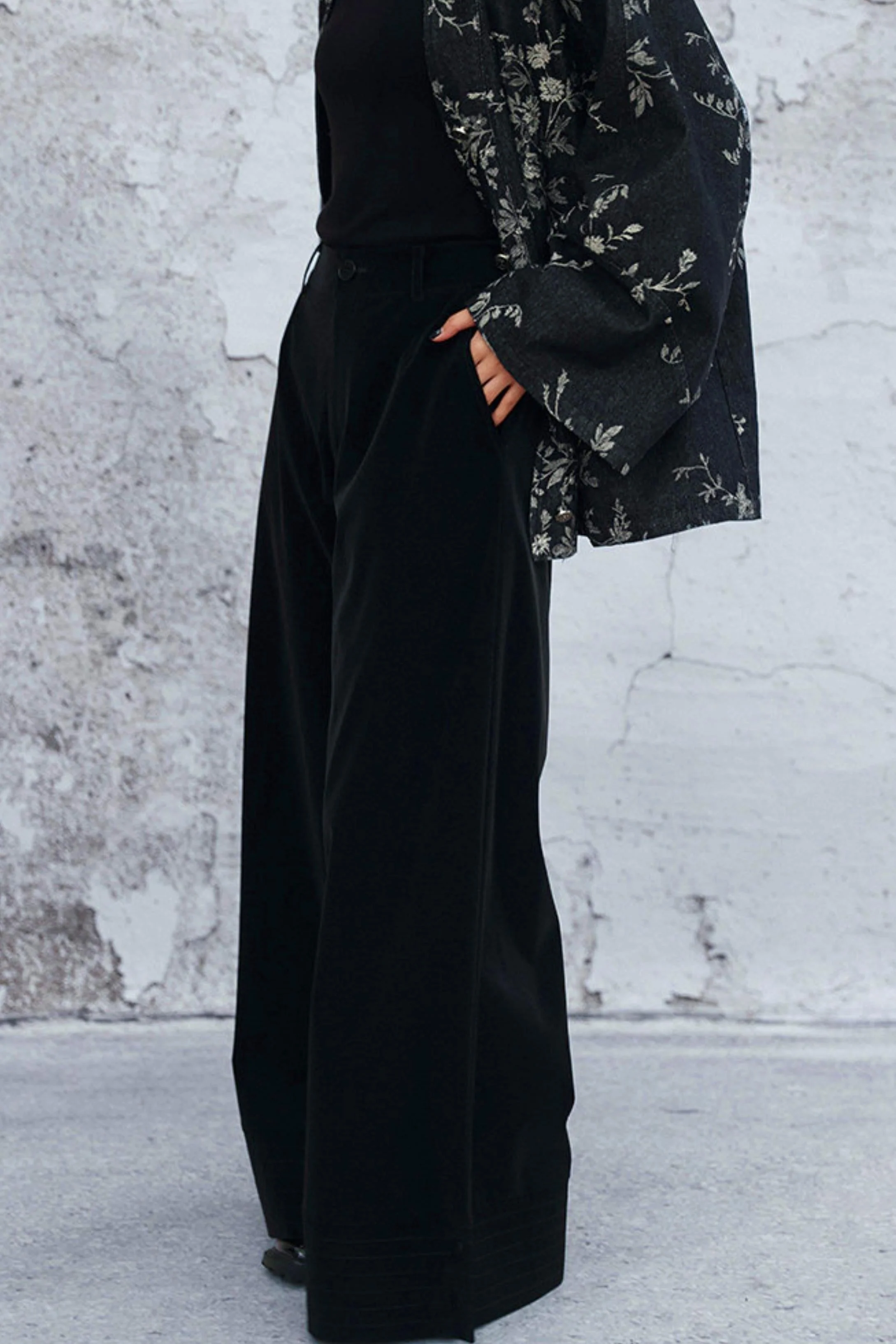 High Waist Poodle Coat Pants - Image 6