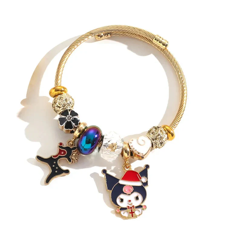 Holiday Bangle Beaded Bracelets - Image 11