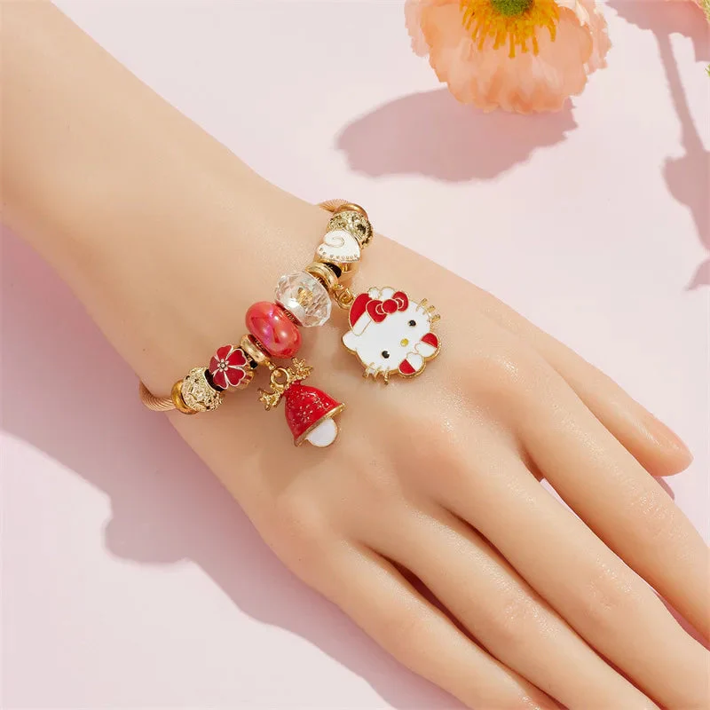 Holiday Bangle Beaded Bracelets - Image 2