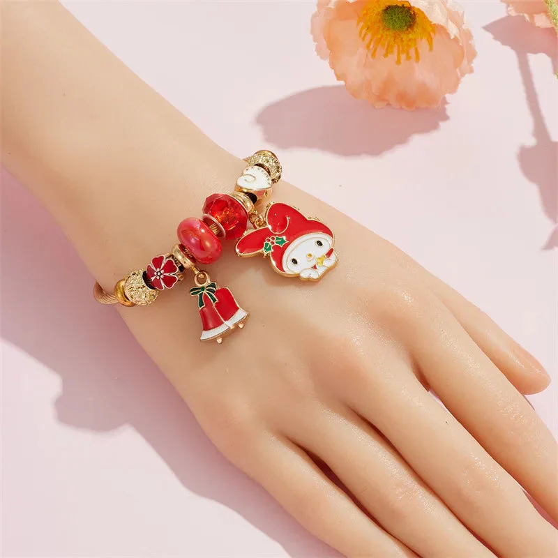 Holiday Bangle Beaded Bracelets - Image 3