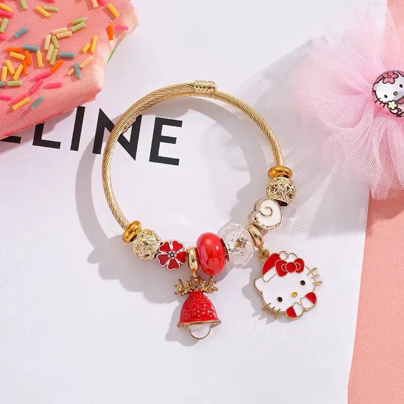 Holiday Bangle Beaded Bracelets - Image 7