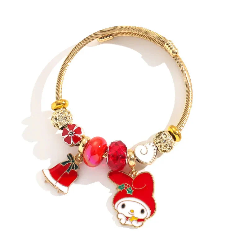 Holiday Bangle Beaded Bracelets - Image 9