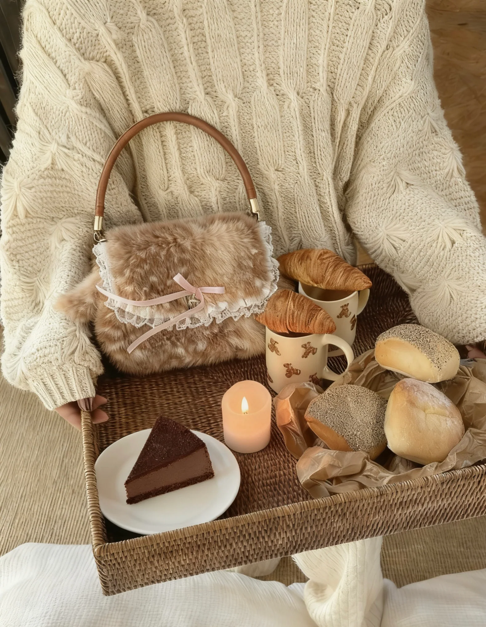 Homemade furry deer bag - Image 8