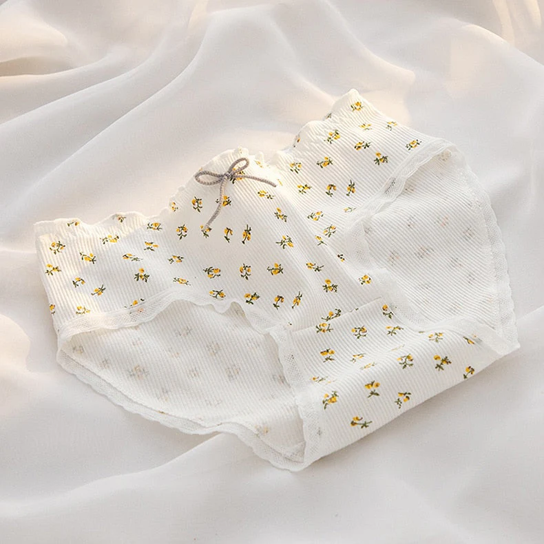 Honeycore Patterned Floral Underwear - Image 6