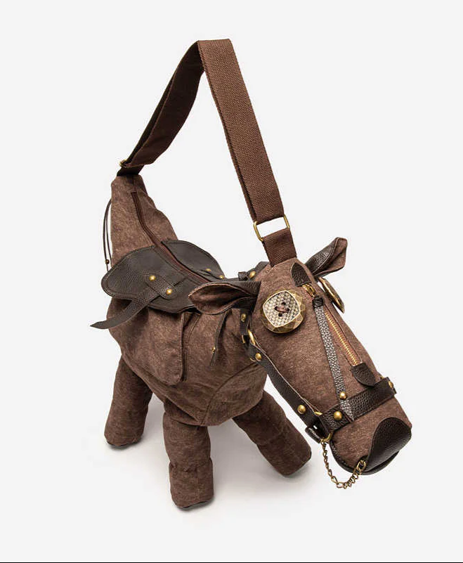 Horse Canvas Crossbody Bag - Image 7