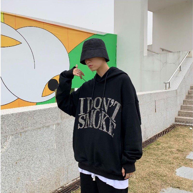 I Don't Smoke Rhinestone Hoodie - Image 7