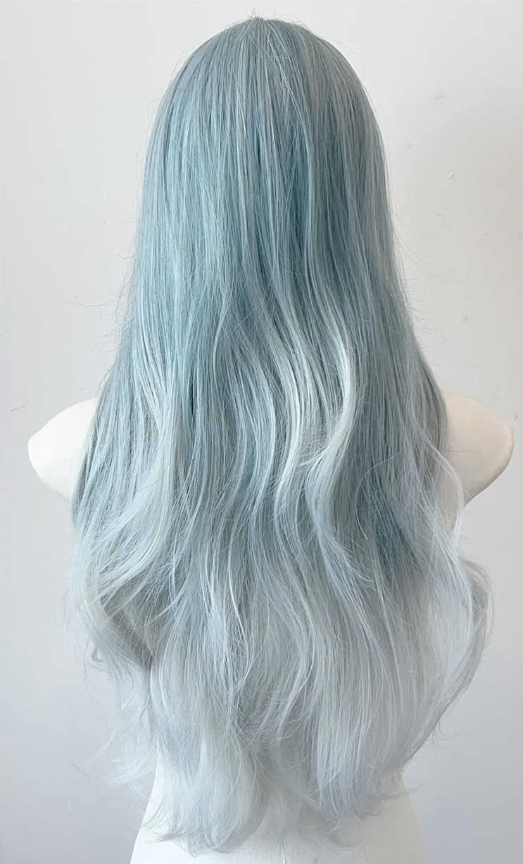 Ice Blue Gradient Wig - Image 2