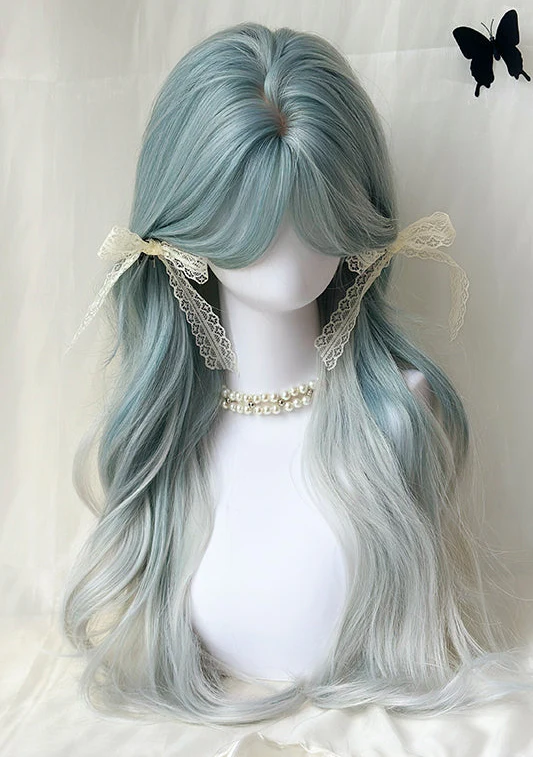Ice Blue Gradient Wig - Image 3