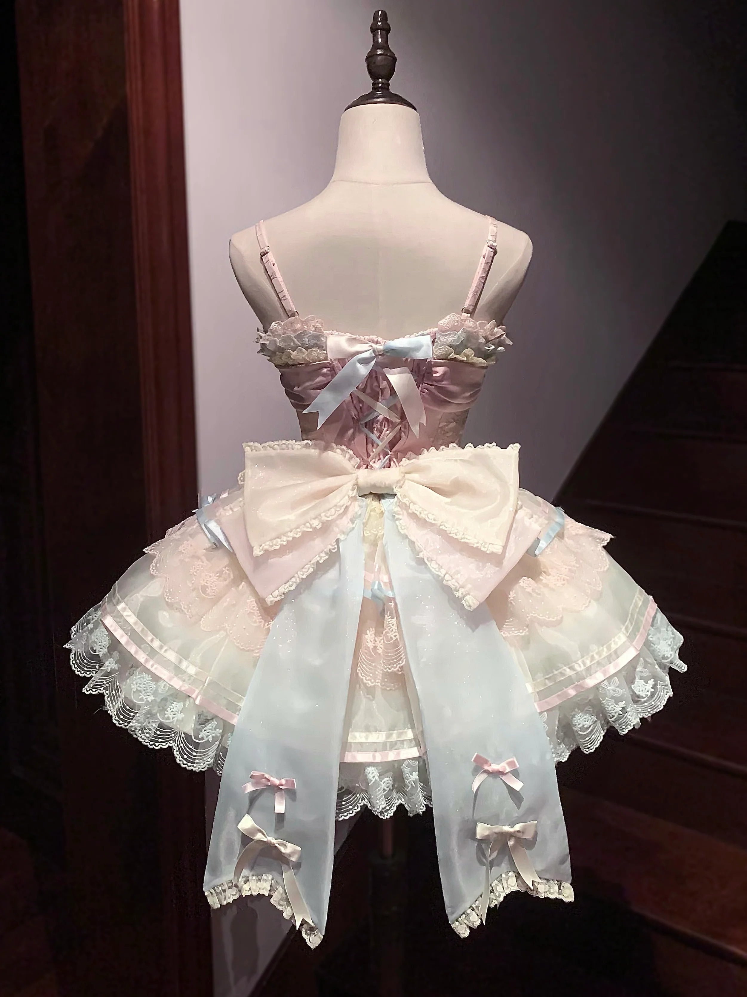 Ice Cream Lace Bow Lolita Dress - Image 2