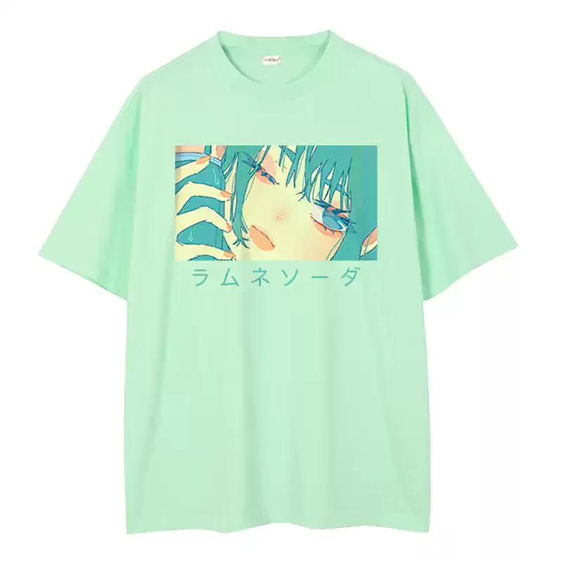 illustration series pure cotton printed T-shirt - Image 4