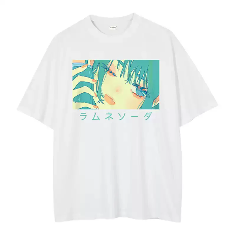 illustration series pure cotton printed T-shirt - Image 5