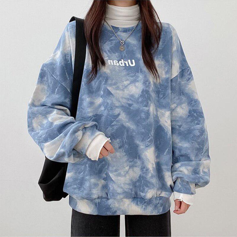 Indie Urban Print Longline Sweatshirt - Image 9