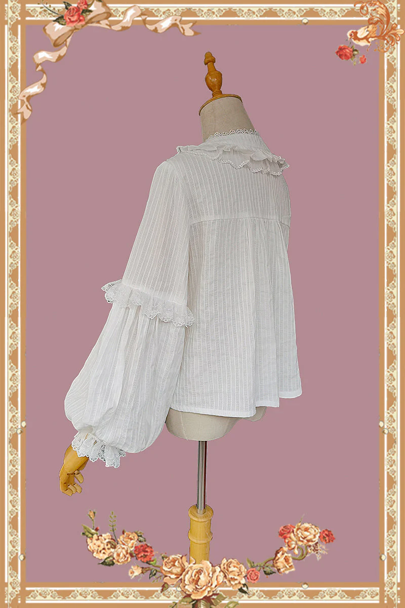 Sweet Cotton Lolita Blouse - Image 4