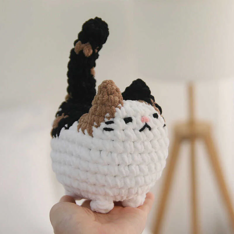 Ins style diy wool kitten doll - Image 2