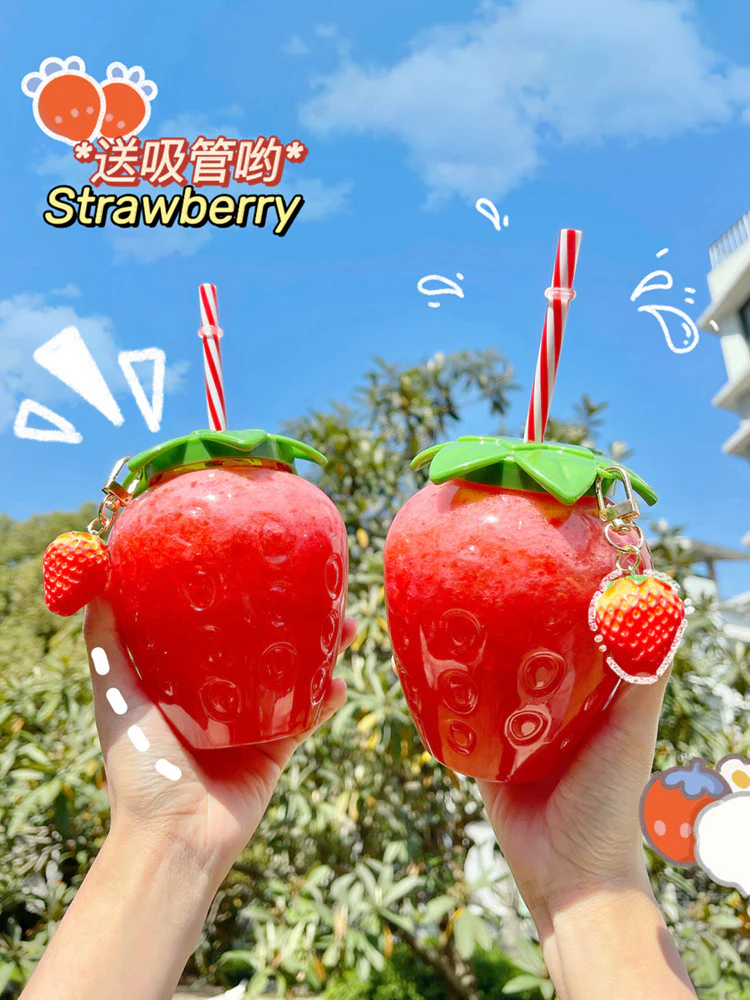 Ins style strawberry cup - Image 3