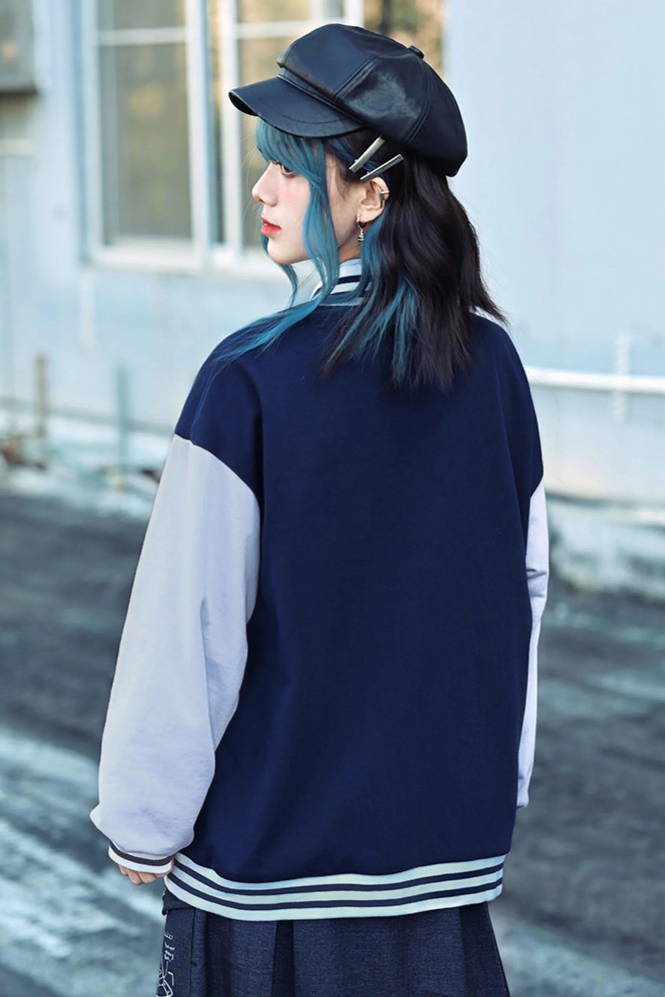 Edgy Baseball Jacket - Image 20