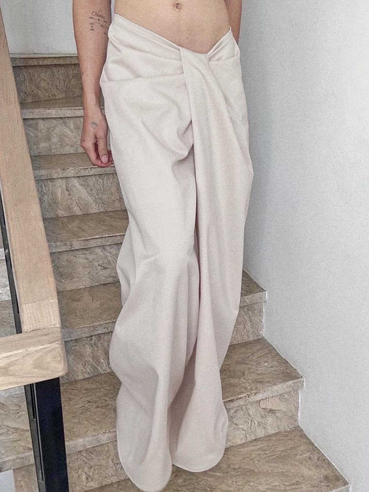 Irregular Design Low-waist Pants - Image 2