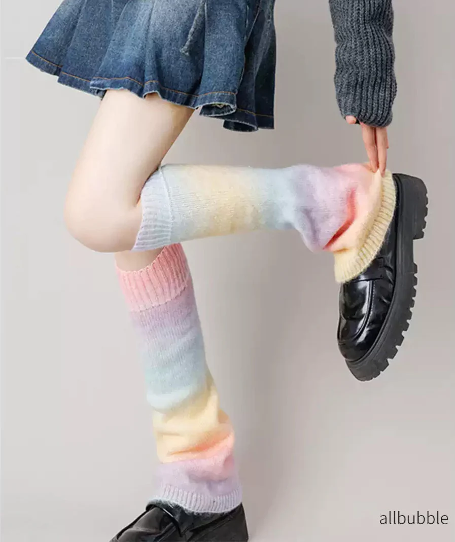 Japanese knitted warm stockings - Image 2