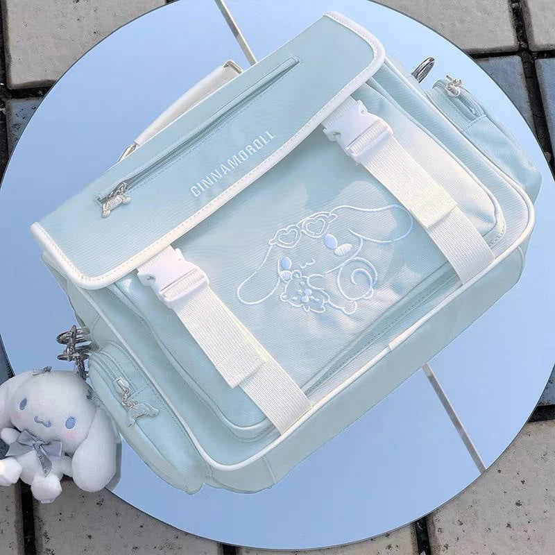 Kawai Blue School Messenger Bag - Image 3
