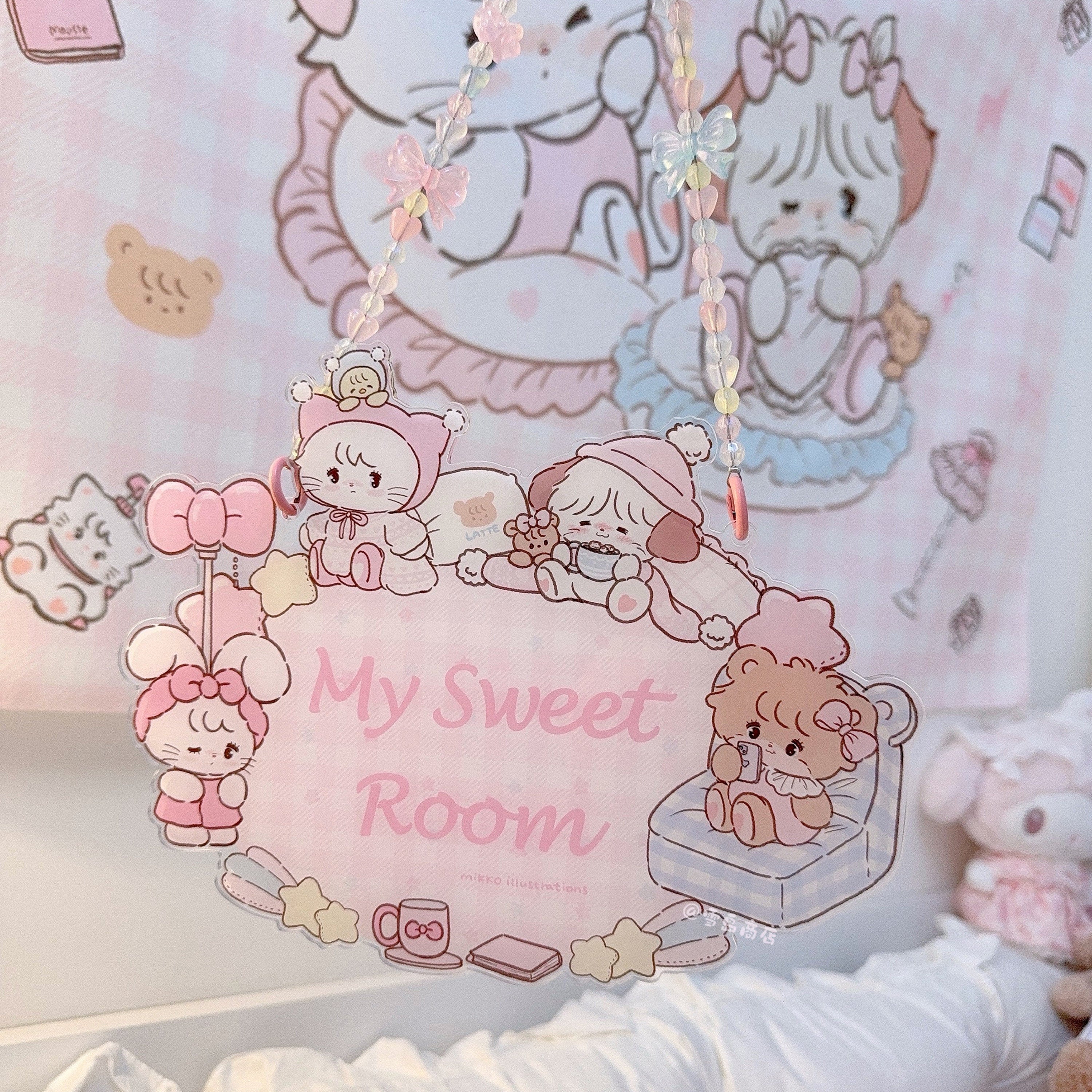 kawaii acrylic door plate - Image 3