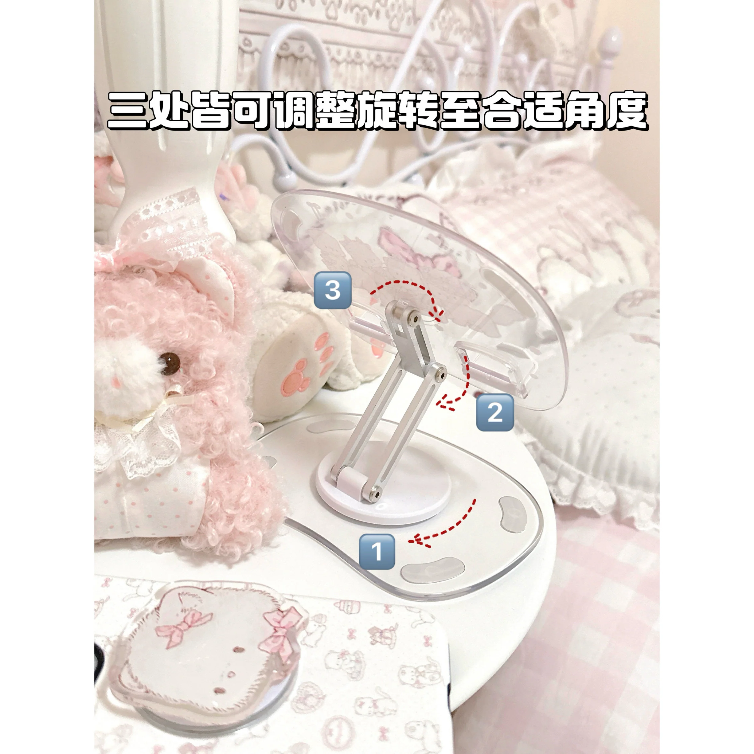 kawaii acrylic tablet stand acrylic - Image 4