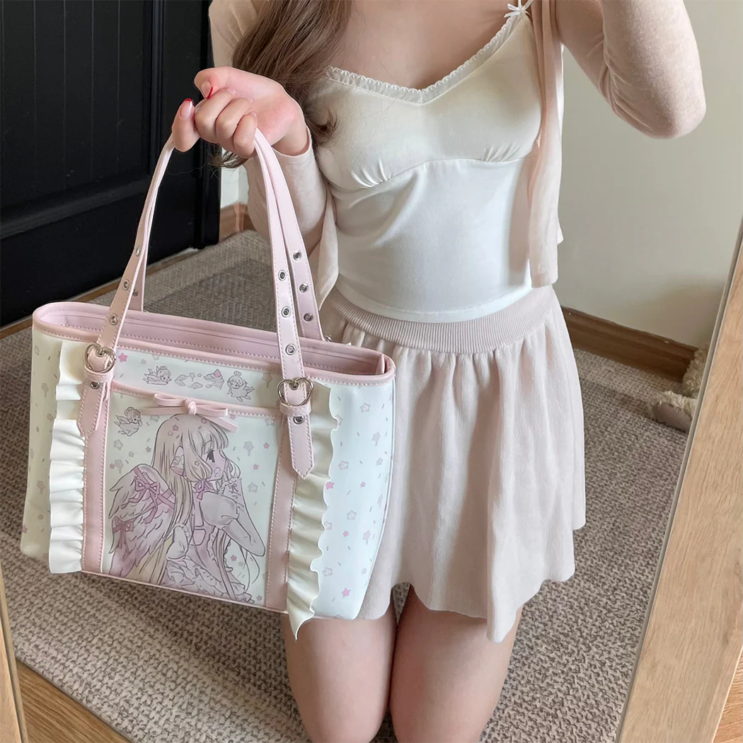 kawaii angel girl handbag - Image 4