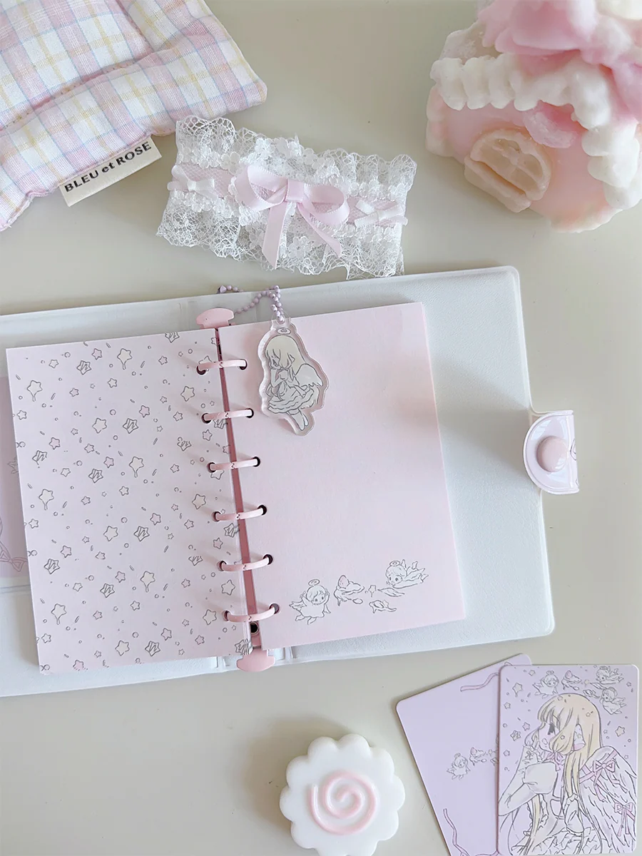kawaii angel heart versatile and cute A7 loose-leaf ledger - Image 2
