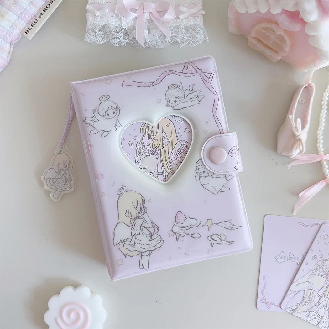 kawaii angel heart versatile and cute A7 loose-leaf ledger - Image 3