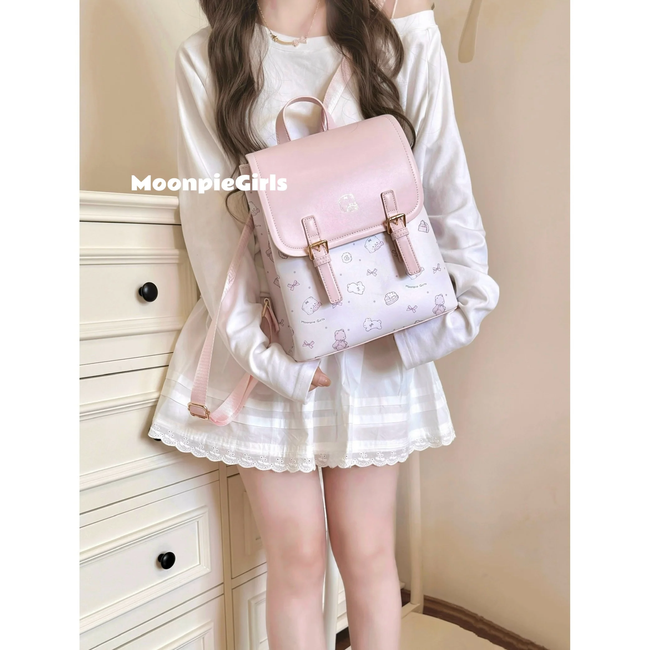 kawaii cats backpack - Image 3