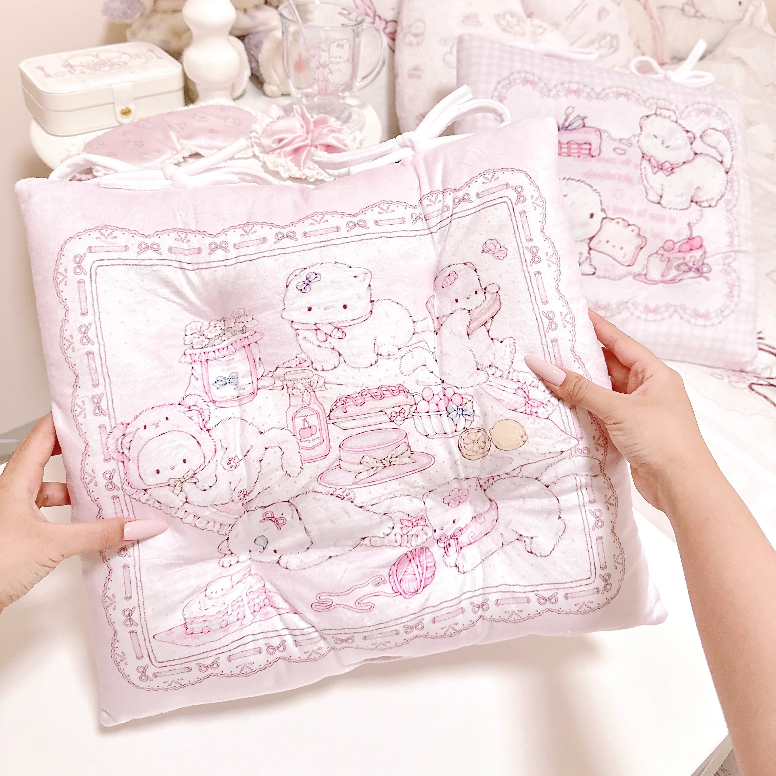 kawaii cats cushion - Image 5