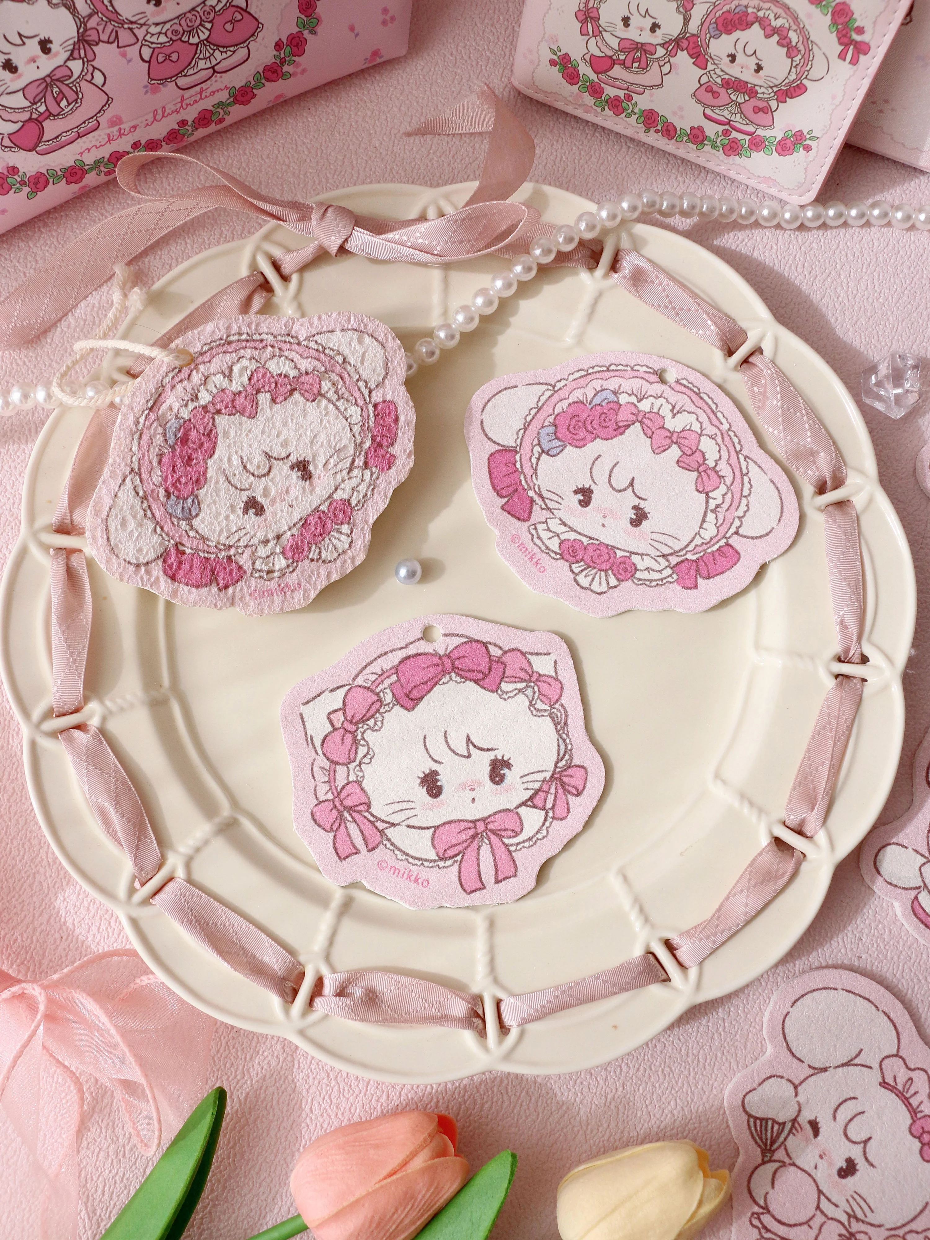 kawaii compressed wood pulp cotton - Image 3