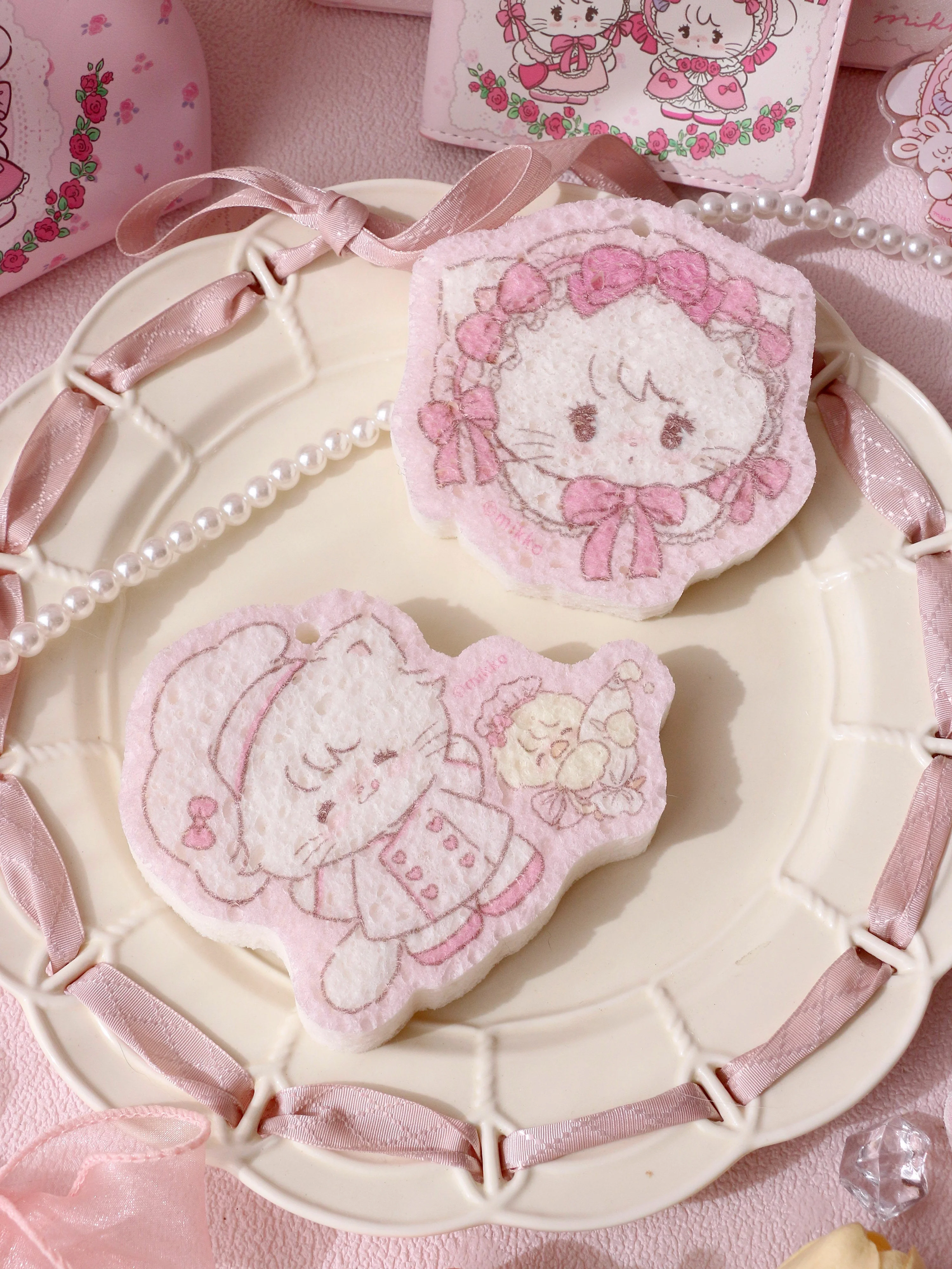 kawaii compressed wood pulp cotton - Image 4