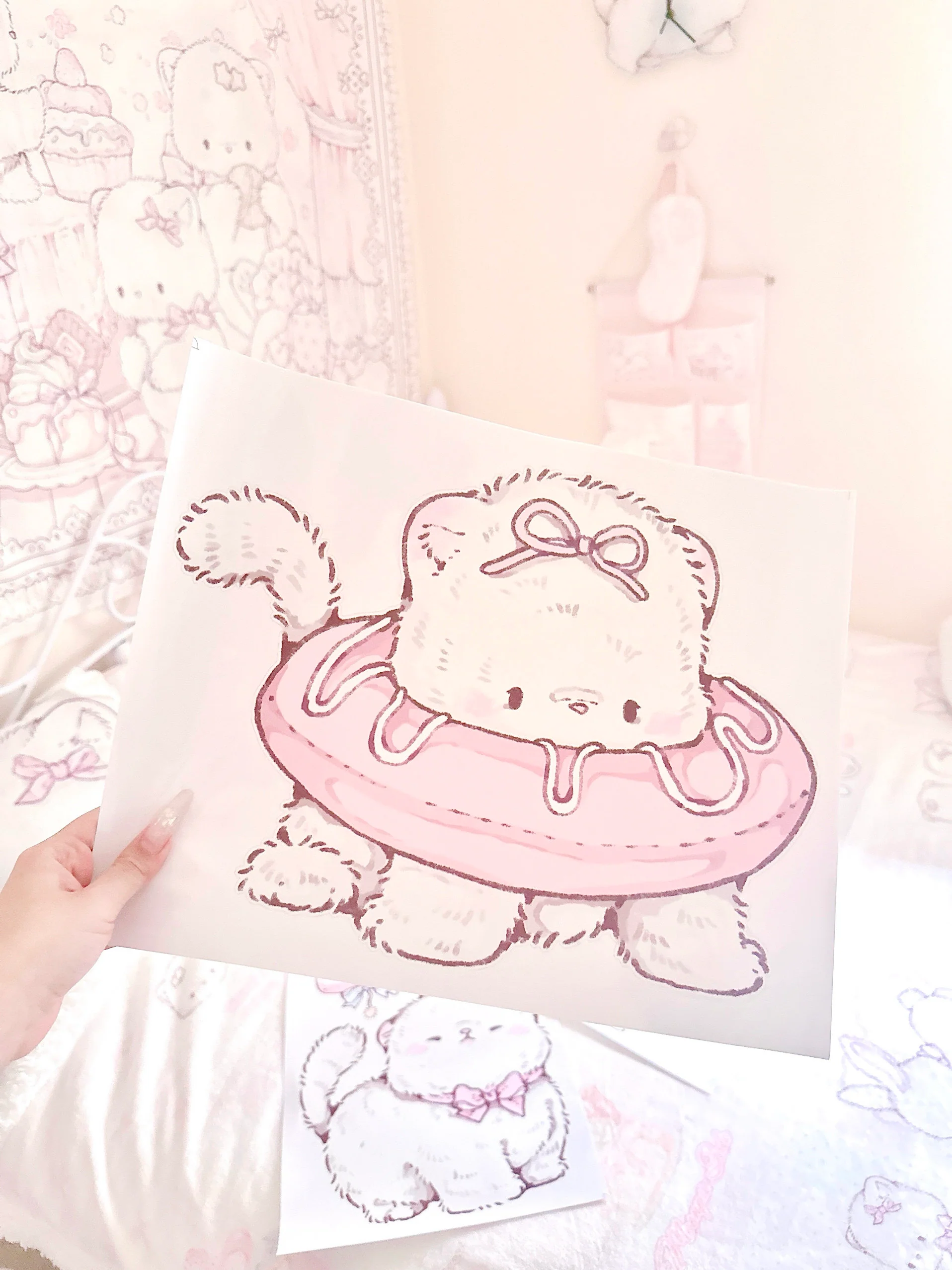 kawaii decorative glass static sticker - Image 7