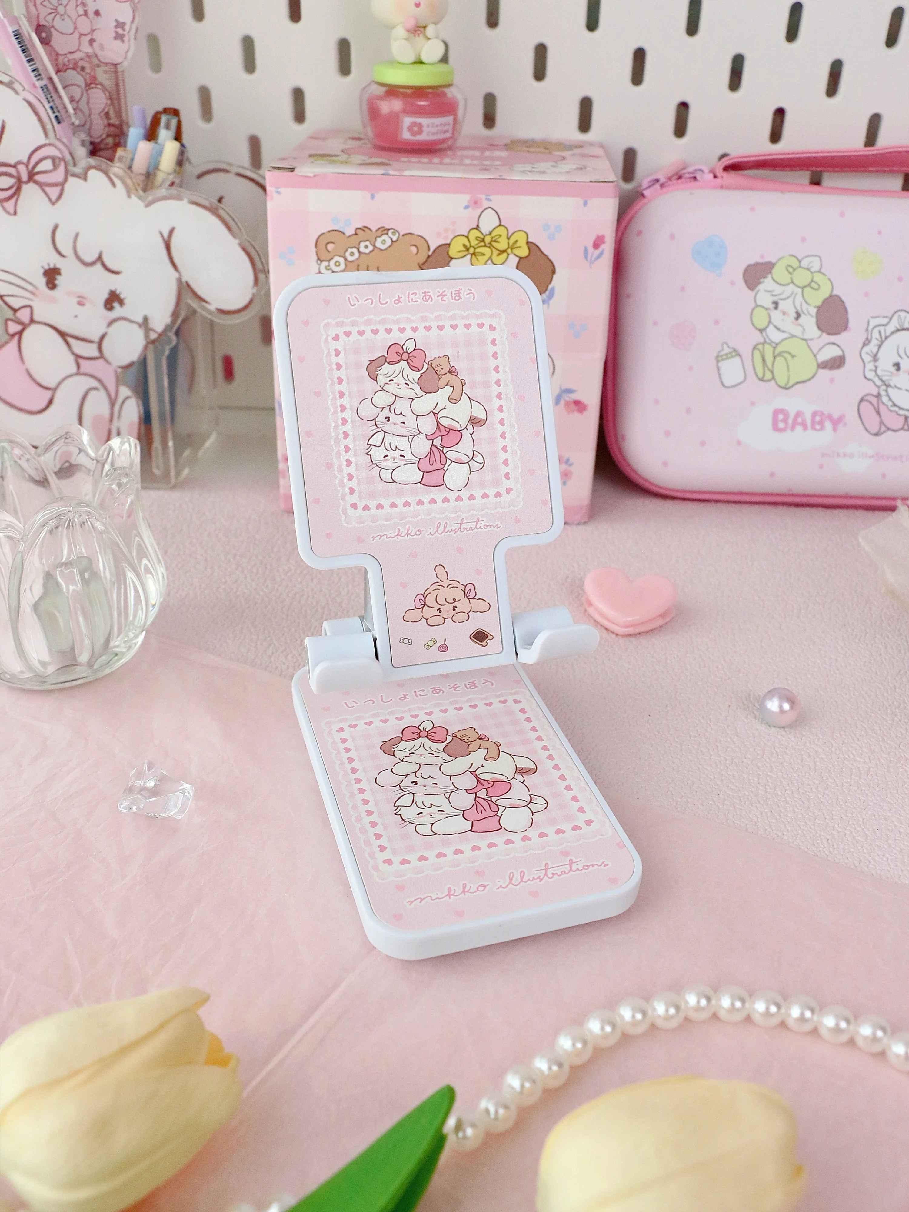 kawaii desktop mobile phone stand - Image 6