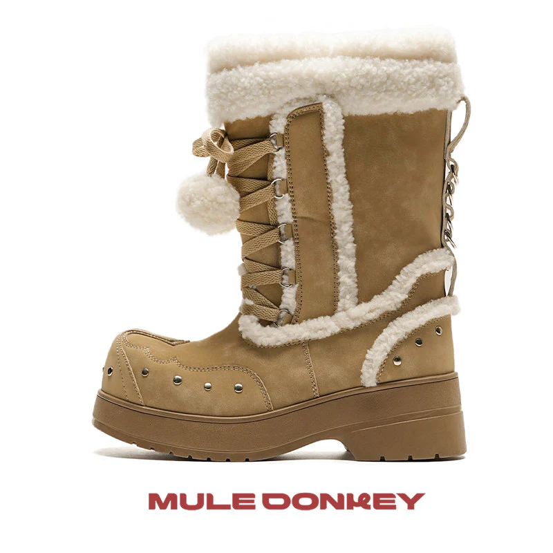 kawaii furry snow boots - Image 8