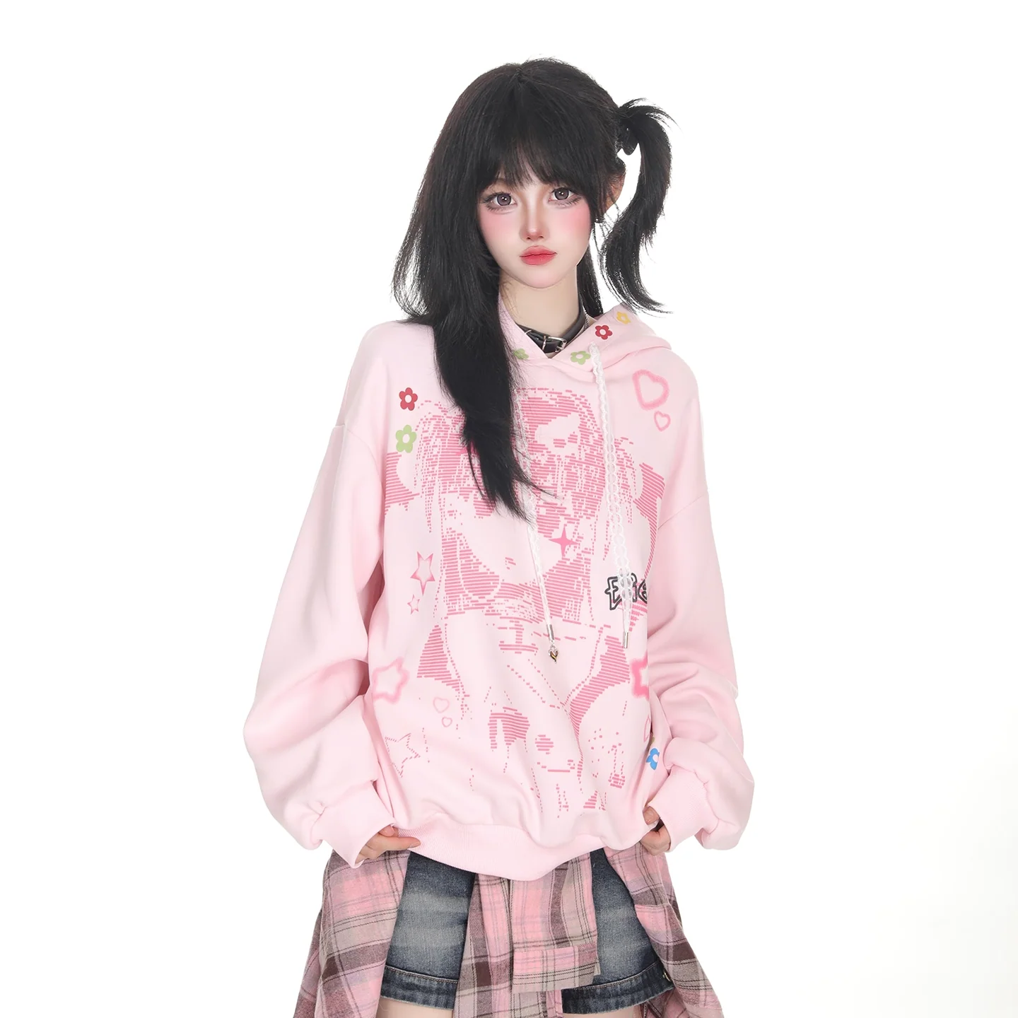 kawaii girl hoodie