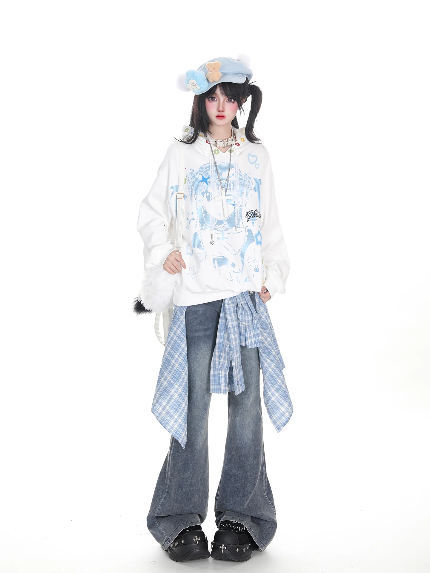 kawaii girl hoodie - Image 2