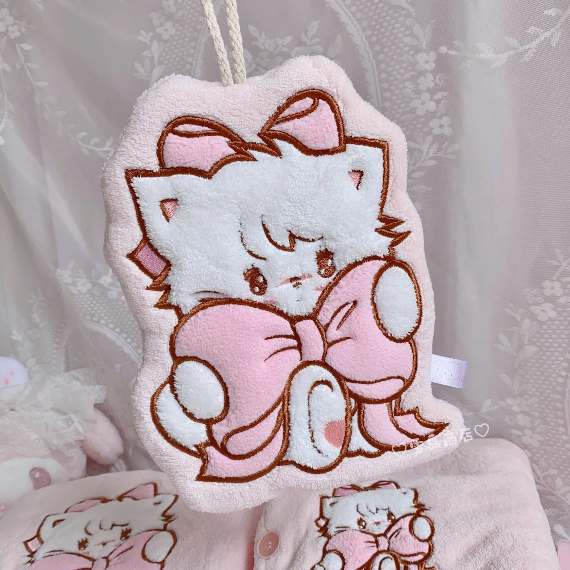 kawaii hair drying cap and hand towel - Image 6
