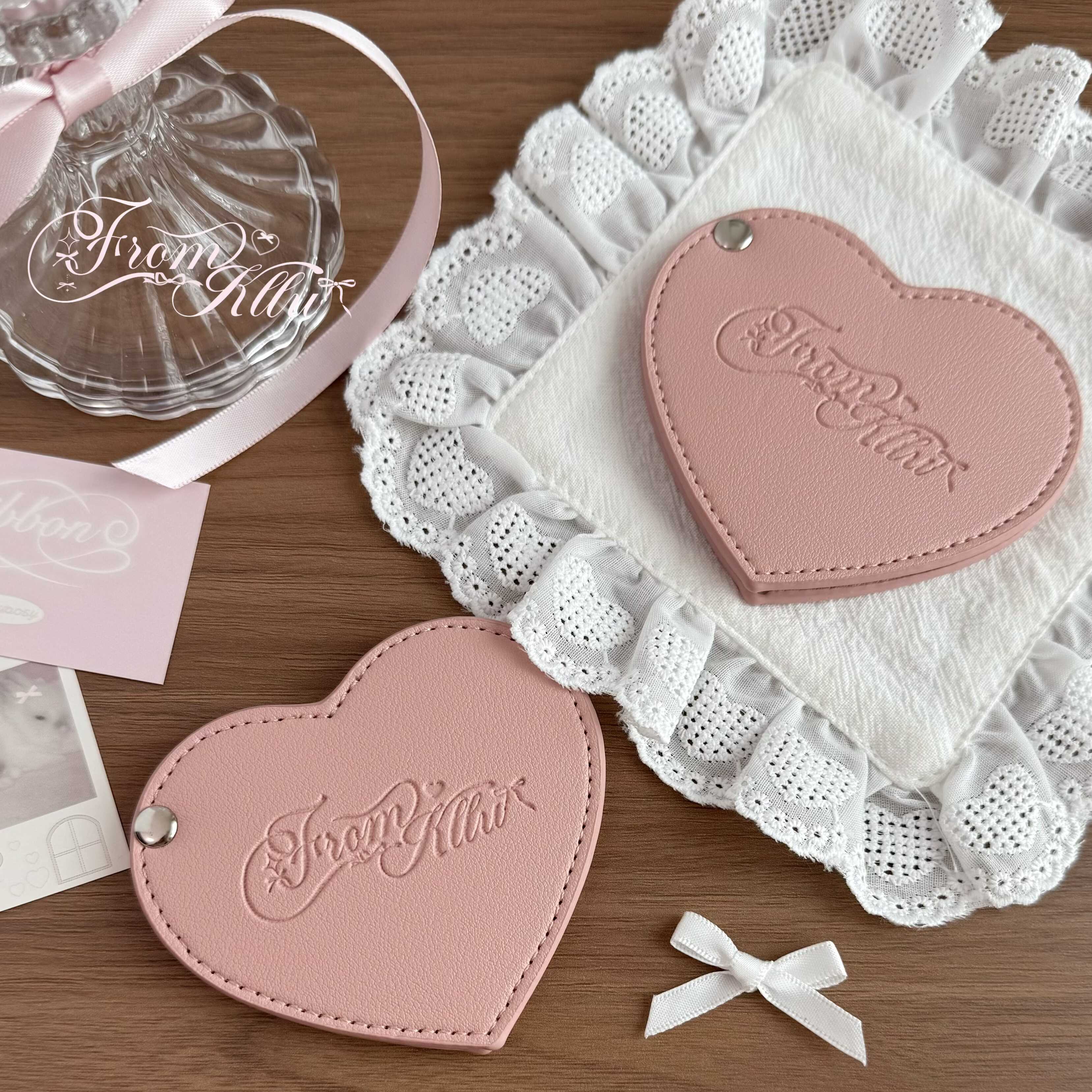 kawaii heart small mirror - Image 4