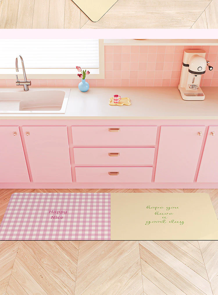 kawaii kitchen floor mat non-slip carpet - Image 2