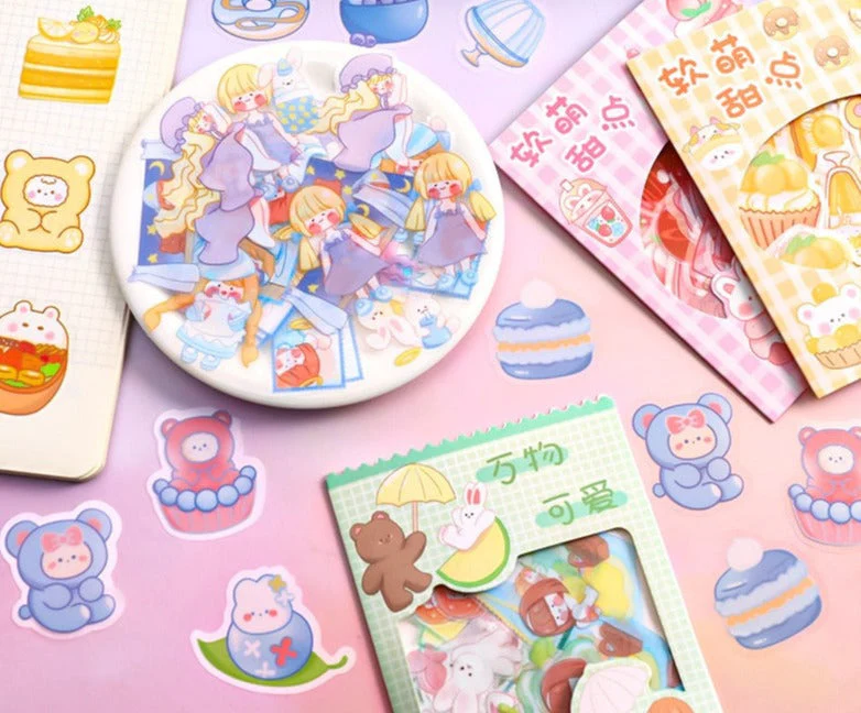 Kawaii Laser Cut Sticker Packs - Image 10