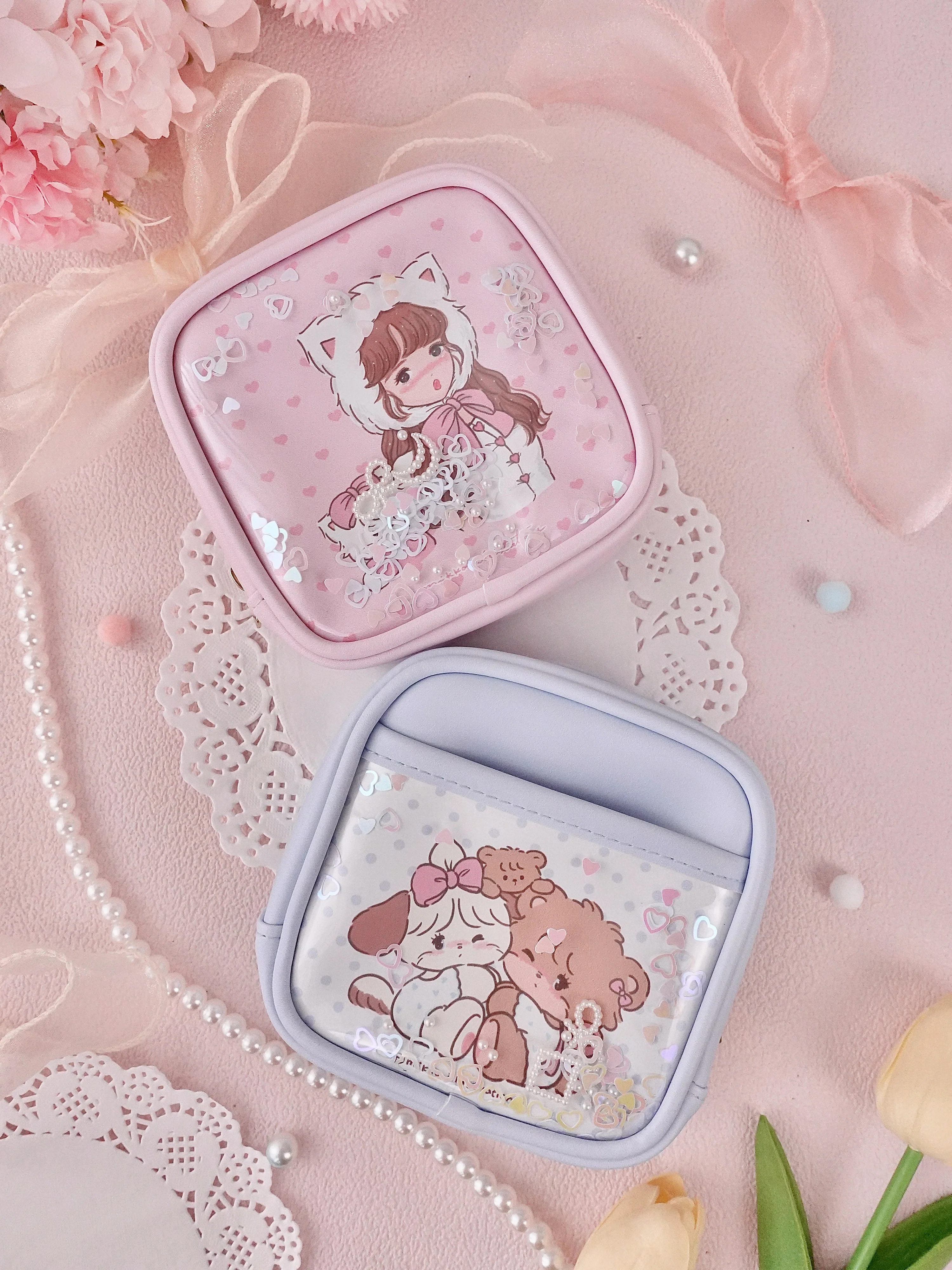 kawaii mini cosmetic bag - Image 2