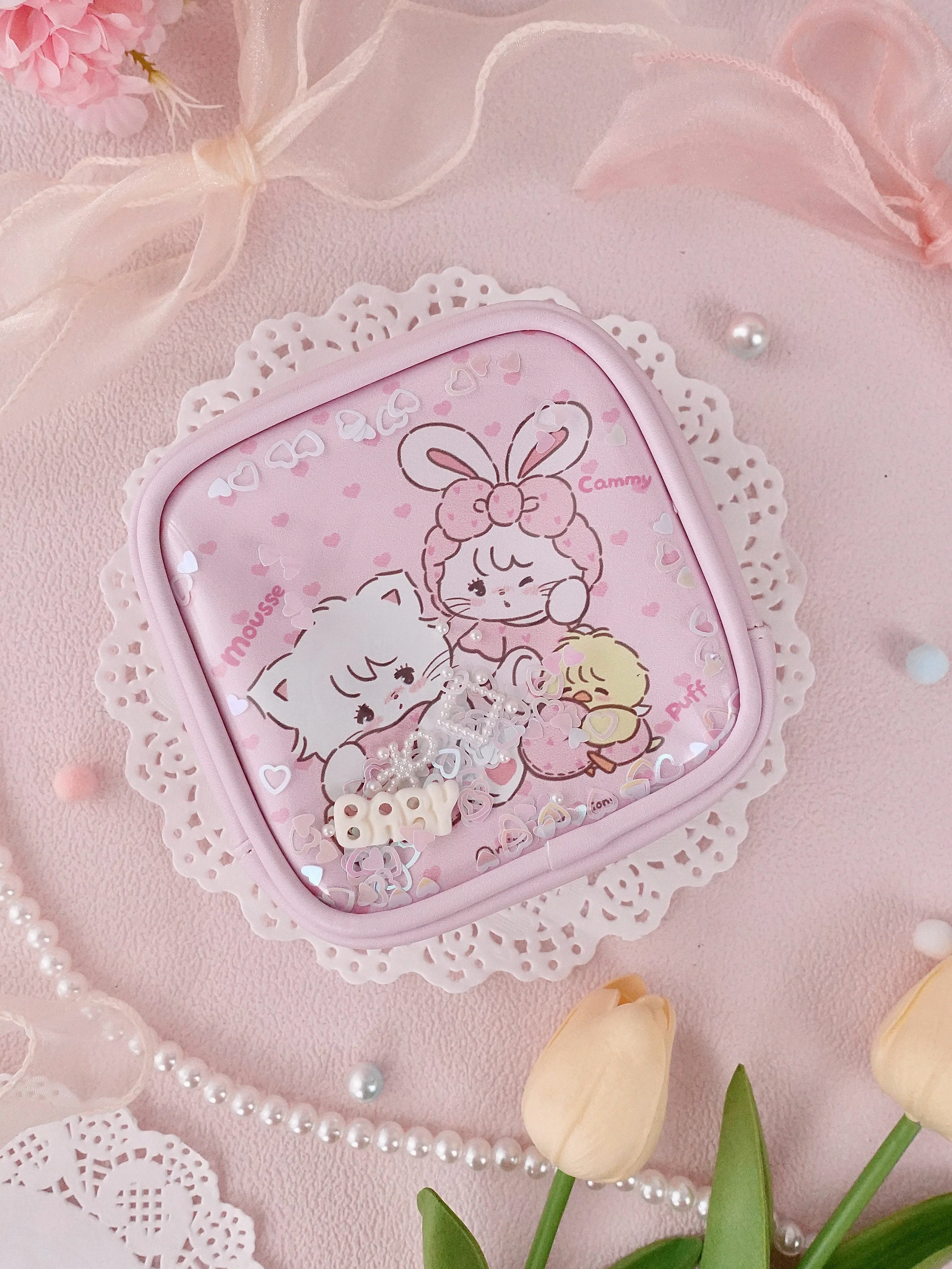 kawaii mini cosmetic bag - Image 3