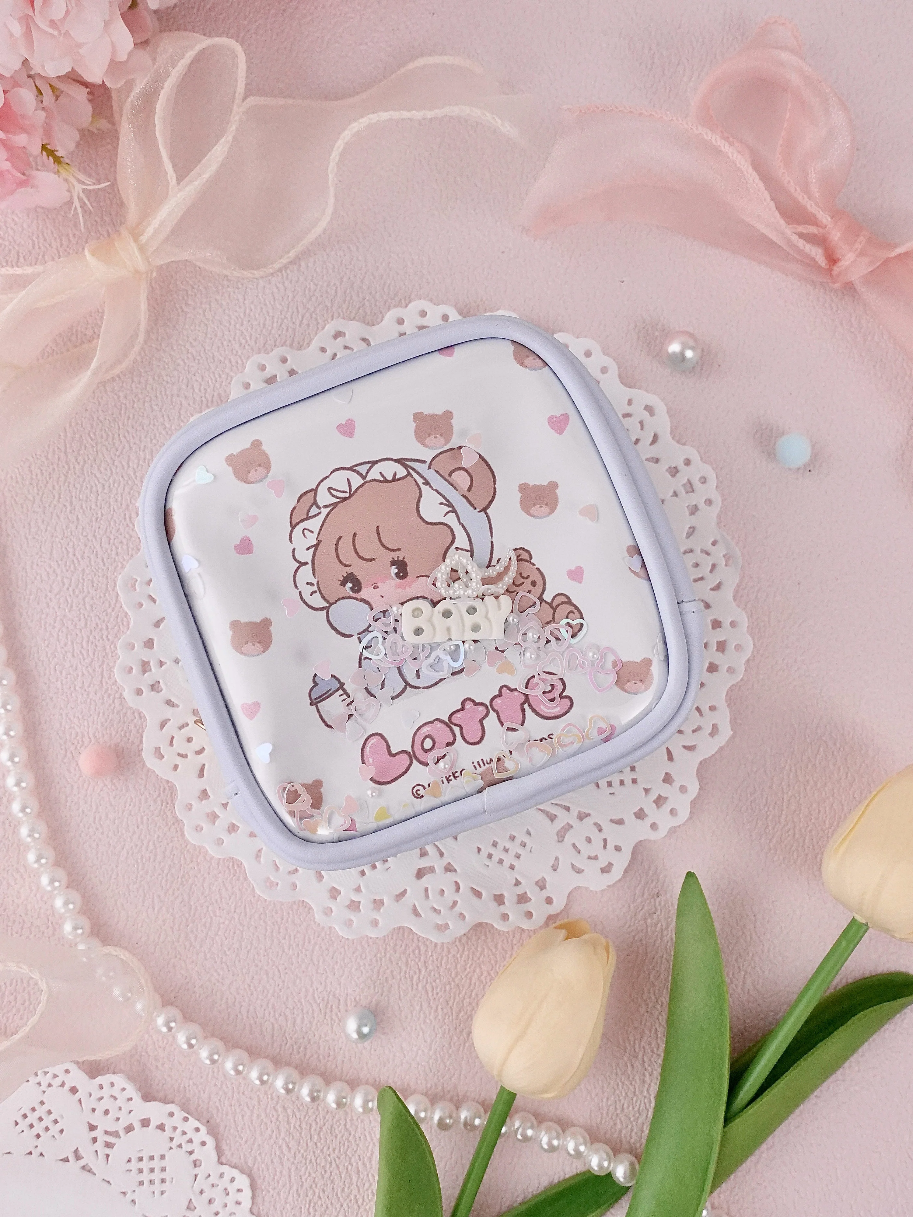 kawaii mini cosmetic bag - Image 4