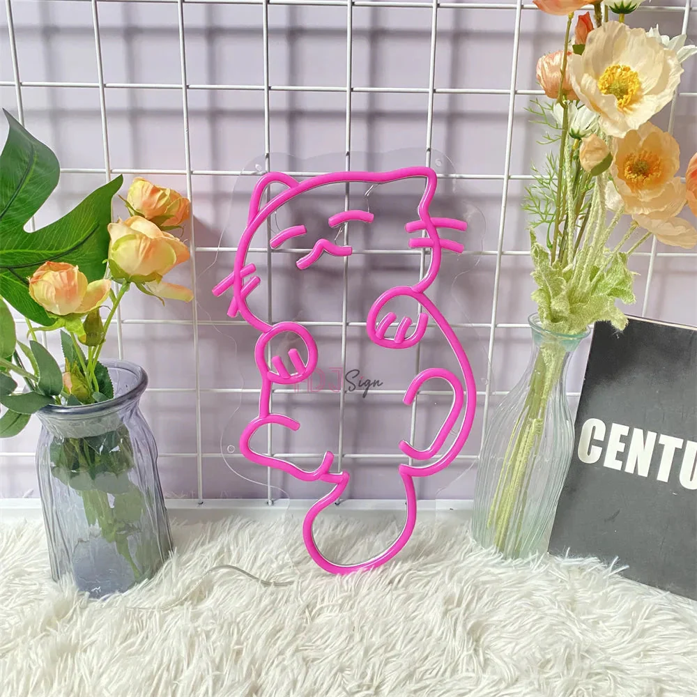 Kawaii Neko Cat LED Sign - Image 5