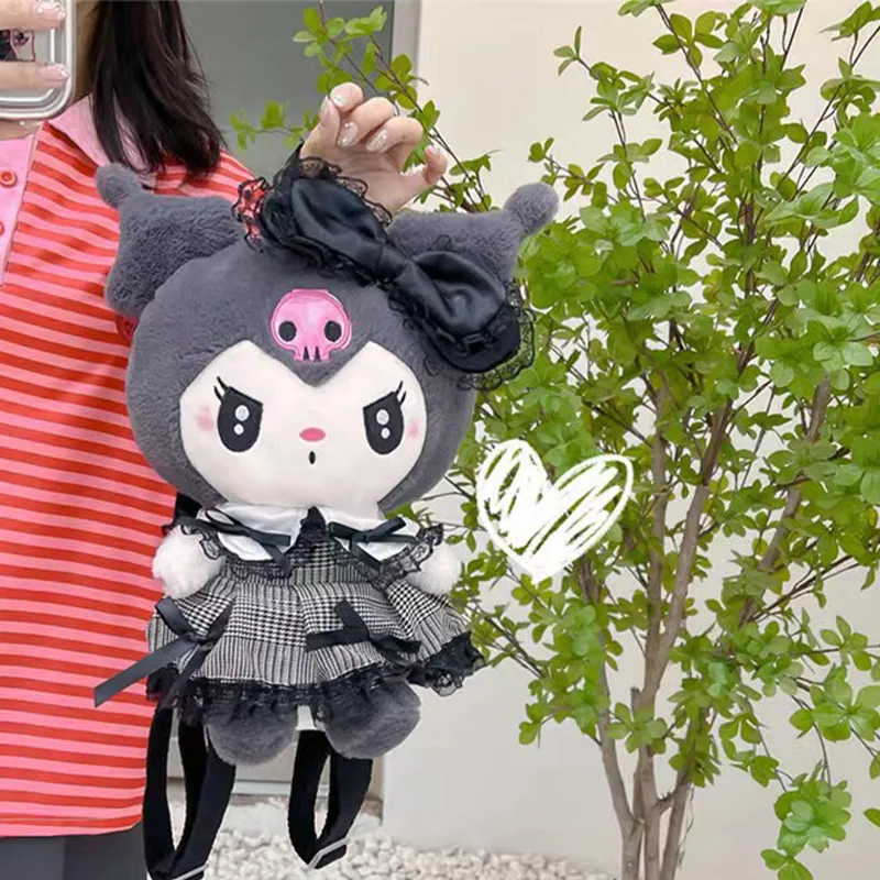 Kawaii Pastel Goth Plush Backpacks - Image 3