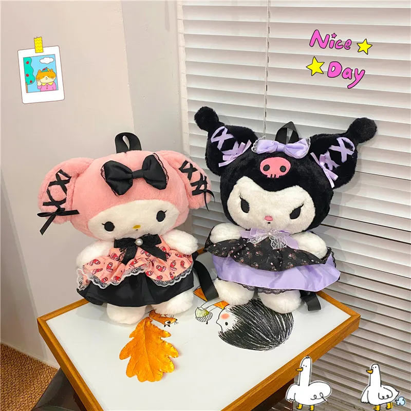 Kawaii Pastel Goth Plush Backpacks - Image 13
