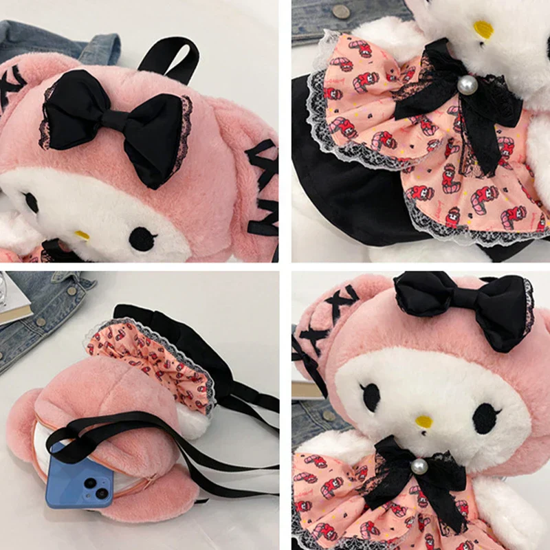 Kawaii Pastel Goth Plush Backpacks - Image 18