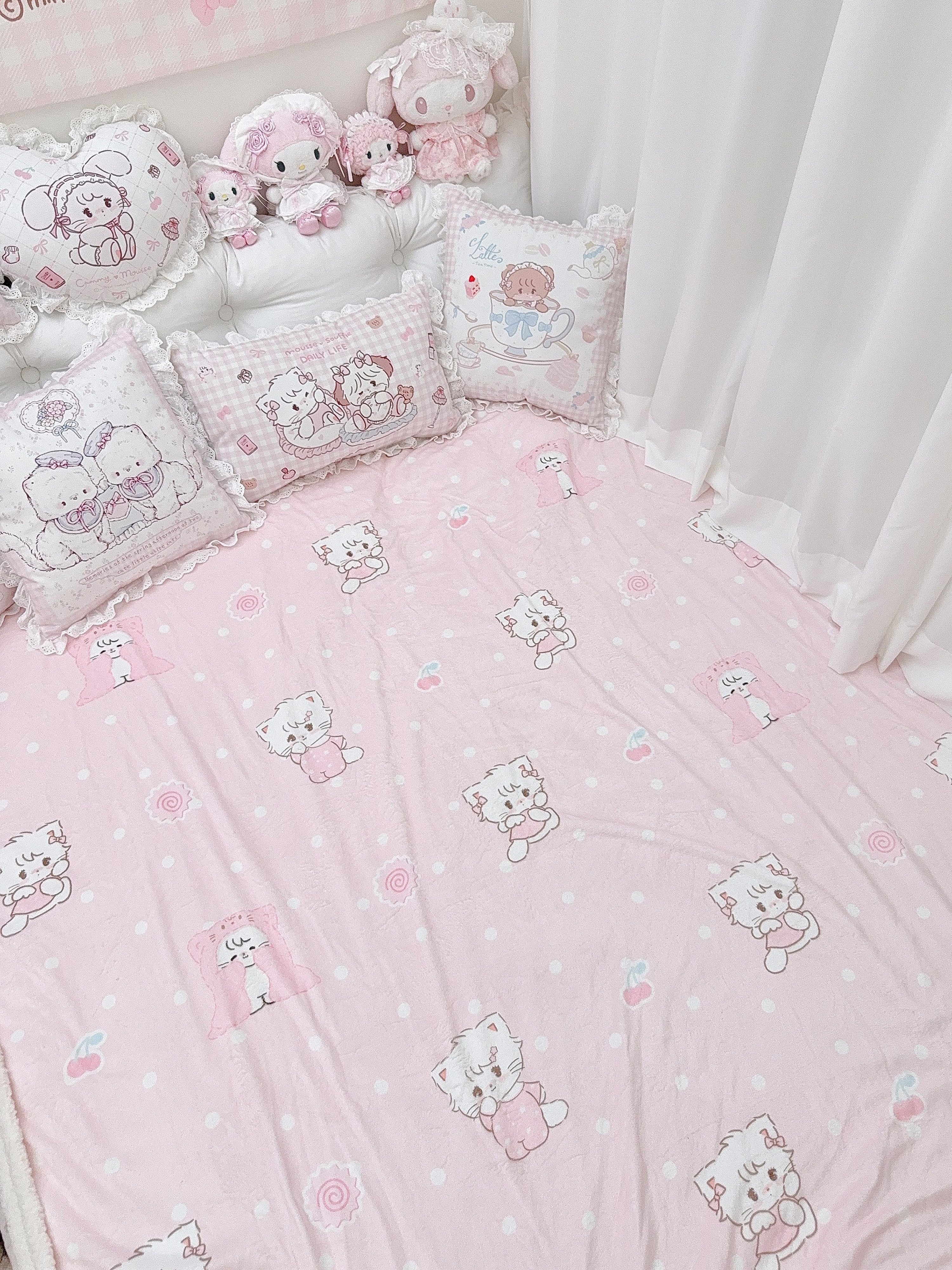 kawaii pink blanket - Image 5