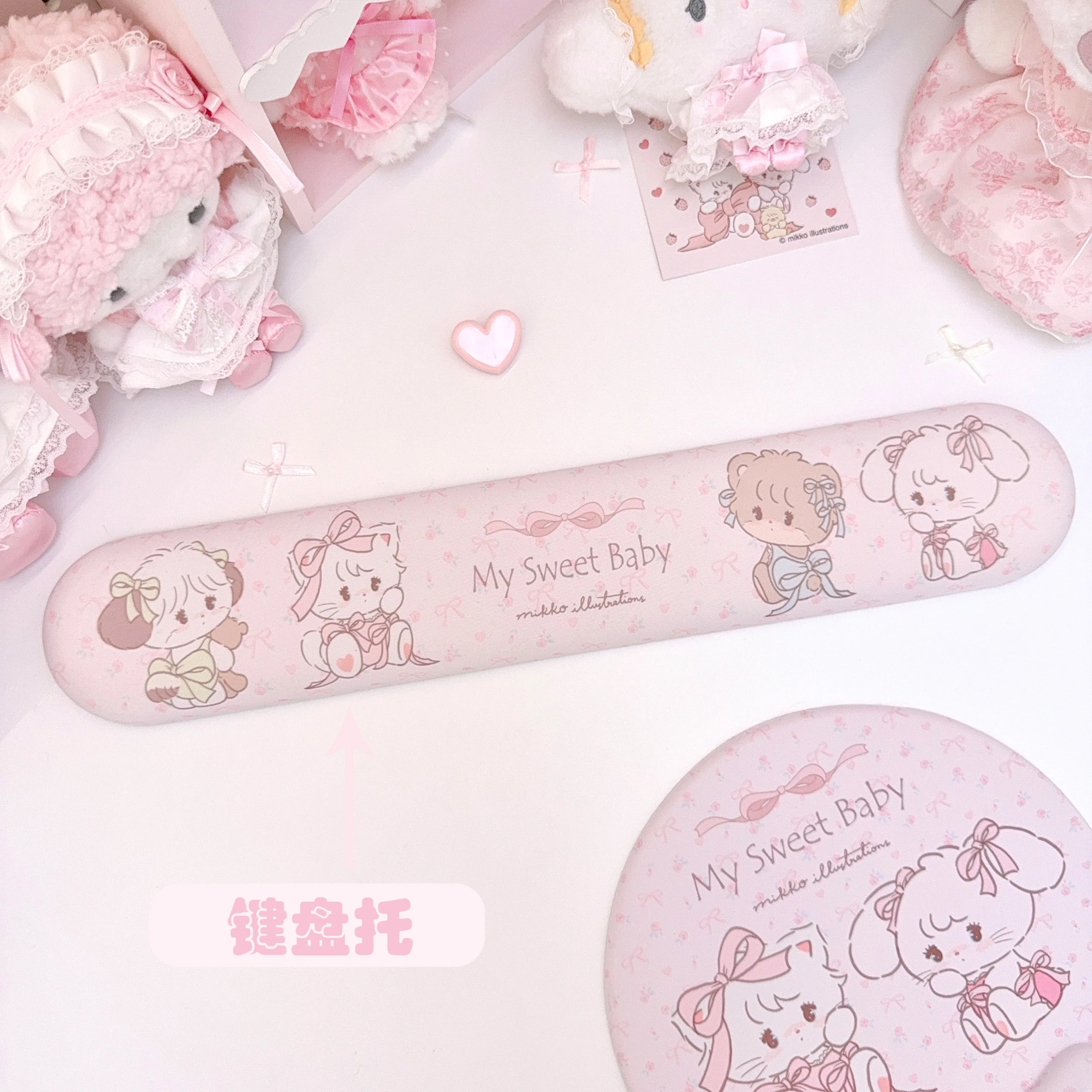kawaii pink mouse anti-slip pad - Image 6